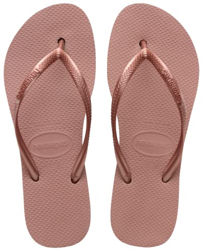 Havaianas – Slim Flatform, elegante, langlebige und vielseitige Badelatschen, mit 2,5 cm dicker Sohle, dünne Riemen, Damen