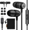 Ludos CLAMOR 2 PRO USB C Headphones, 5 Years Warranty, Magnetic USB-C Earbuds for iPhone 15 Pro Max Plus Samsung Galaxy S23 Ultra S22 S21 FE S20 Z Flip 3 Fold 4 A53 A54, USB Type C Earphones for iPad