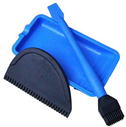 Lot de 3 applicateurs de Colle à Bois, Pinceau à Colle en Silicone, avec Plateau adhésif et Peigne adhésif, répartiteur de Colle, applicateur, Pinceau adhésif, Outil pour l'art, l'artisanat, Le