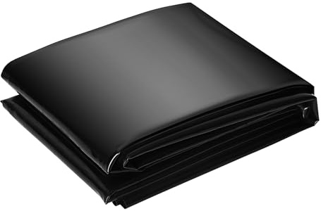 GarveeLife 10 x 10 ft Pond Liner, 45 Mil Thickness, Pliable & Durable Epdm Material, Easy Cutting & Uv Resistant, for Fish or Koi, Features, Waterfall Base, Fountains and Water Gardens
