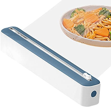 1/3pcs Cling Film Dispenser and Cutter, Clingfilm Dispenser with Cutter UK, Tin Foil Dispenser and Cutter, Foil and Cling Film Dispenser, for Home, Kitchen, Restaurant (Blue*1)