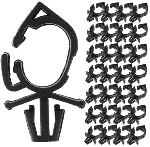 Cabilock 100pièces Lot De Clips Fixation Voiture Plastique Résistants Pour Faisceau De Câbles Attaches Pour Fil Electrique Auto Fixation Facile Et Sûre Des Câbles De Circuit Automobilistiqu