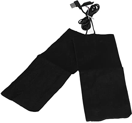 Naroote Tappetino Riscaldante Elettrico Tappetino Riscaldante per Abbigliamento USB Regolabile a 3 Temperature per Tessuto in Nylon, Materiale Posteriore, Vita Al Ginocchio