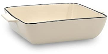 Quid Cocco Casseruola Quadrata Gres Forno 20 x 16,5 x 4,5 cm