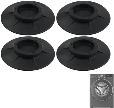 Silikon Pad Tragbare Anti Vibration,Vibration Dämpfer Pads,Gummi Füße,Fußpolster Schwingungsdämpfer,Schwingungsdämpfer,Antirutsche Vibrationsdämpfer,Waschmaschine Füße für Waschmaschin,4PC