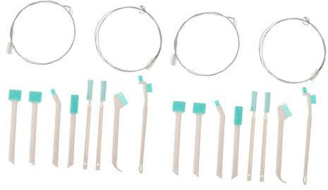 Cabilock 2 Sets Ice Maker Gap Brush Cleaning Kit Ice Machine Cleaner Tool Scrubbing Brush Set for Home Cleaning Tool for Groove Gap