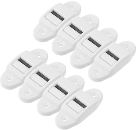 DECHOUS 8Pcs Belt Dust Shutter Roller Guide with Internal Brush for 14Mm Webbing Strap Roller Shutter Belt Cleaner Replacement Accessories for Industrial Use