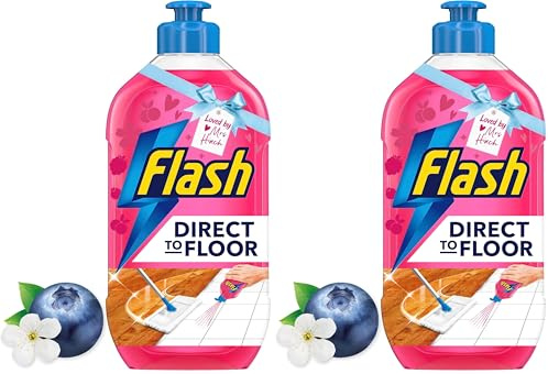 Flash Direct To Floor Berry & Cherry Blossom All Purpose Floor Cleaner 800ML (Pack of 2)