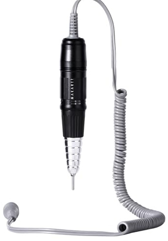 Makartt Nail Drill Handpiece for Up200 Machine, Professional Electric Nail File Remove Gel Polish Poly Gels Black B-05 Removing for Removing Acrylic Nail Polish Acrylic Nail Tools 3D Gel Nail Art