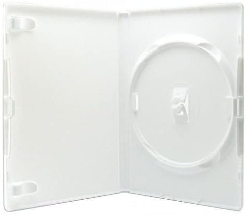 1 custodia per DVD AMARAY bianca da 14 mm per disco singolo