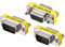 sourcing map VGA Coupler VGA Gender Changer Connector 15 Pin Male to Male/Male to Female/Female to Female VGA Adapter Conversion for Cable Extender, 3 Pack