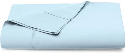 Pizuna Laken ohne Gummizug Fuer Matratzen 140x200-160x200 cm Baumwolle Himmelblau, 400 Fadenzahl 100% Langstapel Baumwolle Bettlaken, Satinbindung Flachlaken 230x280 cm