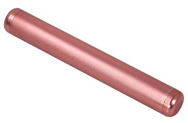 KGDUYC 1 pièce de tube de joint- récipient de joint, étui de joint, mallette de transport avec filetage, boîte de manchon de tube, rangement pour toutes les tailles de filtres (or rose).