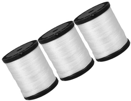 Holibanna 3rolls Masonry Twisted Nylon String Line Construction Site Line for Builders Outdoor Building String Heavy Duty Strimmer