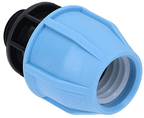 32mm x 3/4 MDPE Male Adapter Compression Coupling Fitting Water Pipe PN16