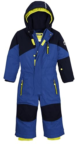 Killtec Kesley Mini Skioverall/Schneeanzug mit Kapuze und Schneefang, navy blue, 110/116