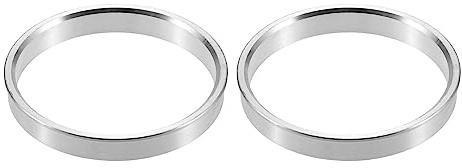 QUARKZMAN 2uds Od 70.6mm a ID 65.1mm Anillos Centradores Buje Aleación Aluminio para Automóviles Anillos de Centrales