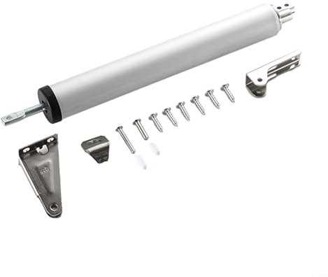 Sistema di chiusura automatica regolabile con tecnologia pneumatica, migliora la sicurezza degli ingressi residenziali o commerciali di medie dimensioni (A)