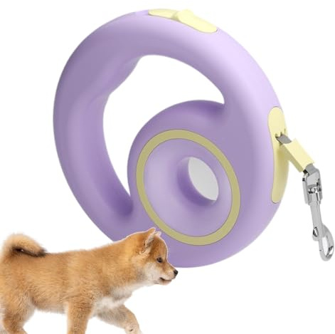 Guinzaglio Retrattile Per Cani A Funzione Trazione | Funzione Automatica Corda Addestramento - Guinzaglio Portatile Antiscivolo Leggero con Ammortizzatore per Attività all'Aperto Escursionismo Spiaggi