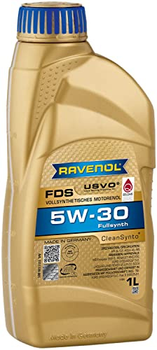RAVENOL J1A1570-001 SAE 5W-30 Motor Oil - FDS Full Synthetic API SL, STJLR.03.5003, Ford WSS-M2C913-D Approved (1 Liter)