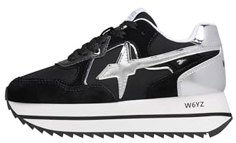 w6yz Femme Deva W Plat Oxford, Noir, 38 EU
