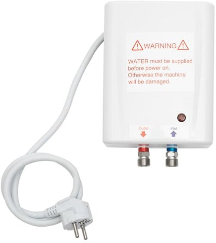 Untertischboiler: Kompakter 3500W Niederdruck-Warmwasserspeicher mit Stecker, sofort einsatzbereit