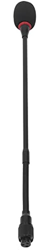 Rankomu 41,9 cm svanhalsmikrofon, flexibel kondensatormikrofon i aluminiumlegering, för konferens, podiumanvändning, dynamisk design, justerbar positionering