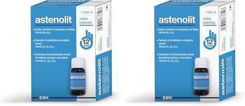 Astenolit Viales Vitaminas (12 viales de 10 ml) (Paquete de 2)
