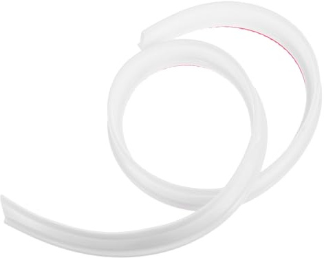 PHENOFICE Striscia Bloccante Acqua per Separazione Zone Asciutte e Bagnate per Bagno in Silicone Bianco 1m, Flessibile Doccia