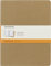 Moleskine Cahier Journal, Soft Cover, XL (7.5 x 9.5) Ruled/Lined, Kraft Brown, 120 Pages (Set of 3)