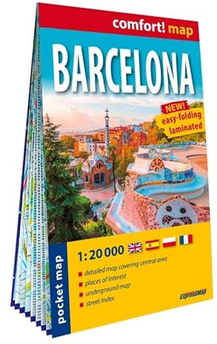 Barcelone 1/20.000 (carte poche format laminée - plan de ville). Barcelona