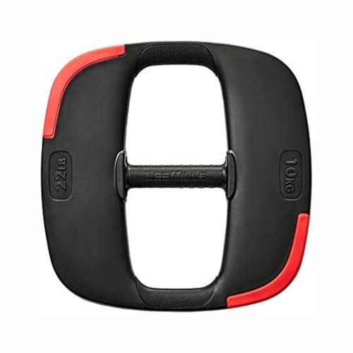 Les Mills™ Dual Purpose 22 lbs Ergonomic Free Weights, Home Gym Equipment, Workout Plates for Total Body Workouts