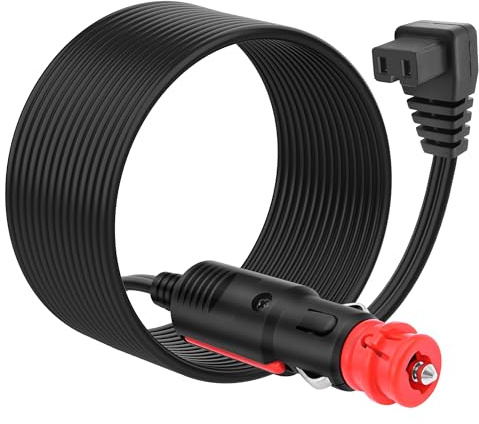 XMSJSIY 12V-24V Autokühlschrank DC-Stromkabel für Autokühlschrank Gefrierschrank Kühler 16AWG Auto Zigarettenanzünder Stecker Stromverlängerungskabel für Camping kleine Haushaltsgeräte - 3.5M / 11.48F