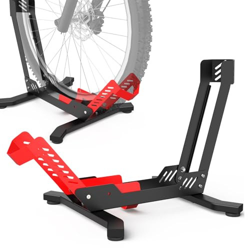 IMAYCC Support Vélo Professionnel au Sol pour Roues 26 à 29 Pouces – Stationnement Intérieur et Extérieur – Garage