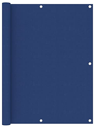 Homgoday Paravento Balcone Blu 120x500 cm in Tessuto Oxford, Tenda da Esterno per Privacy, Balcone Tenda Sole Tenda a per Soletenda Giardino Balcone Terrazzo