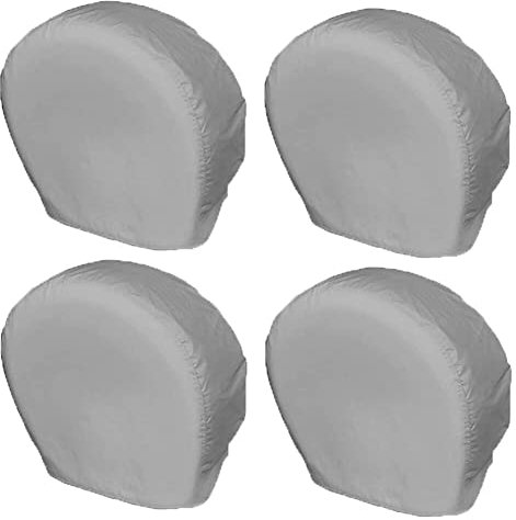 ihreesy Universal Reifentaschen, 4 Stück Anti UV Reifenschutz wasserdichte Radabdeckung Reifenabdeckung Universal Radschutzhülle Auto Rad Schutzabdeckungen für Wohnmobile SUV,Durchmesser 76CM-81CM