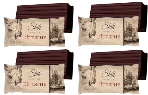 Set di sapone per catrame di betulla, 4 pezzi (4 sapone catrame x 100 g), cura della pelle per pelle sana, cuoio capelluto e capelli.