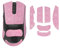 Maus-Griffband, kompatibel mit Razer Viper V3 Pro, rutschfester Mausaufkleber für Razer Viper V3 Pro, vollständige Abdeckung, schweißabsorbierend, präzise Passform, langlebige Füße (Rosa)