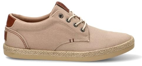 Etika Zapatillas de Lona para Hombre, Calzado Casual Veraniego Estilo Blucher, Zapatos con Suela de Yute y Cordones, 82046