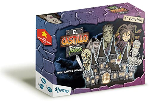 Atomo Games El castillo del Terror | Juego de Mesa infantil para Niños a partir de 6 Años | Juego de Mesa Divertido y Familiar de Cartas