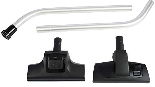 Cen-Tec Systems 94456 Universal Attachment Kit for Commercial and Backpack Vacuums with Combination Floor Tool and Carpet Turbine Black