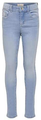 ONLY Konroyal Life Reg Skinny Bj13333 Noos Jeans, Niñas, Light Blue Denim, 152