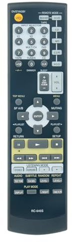 VINABTY RC-645S Ersatz Fernbedienung Kompatibel mit ONKYO AV Receiver HT-S4100 HT-SR700 TX-SR304 TX-SR304S