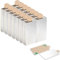 30 Stück Neodym Magnet Selbstklebend, 20x10x1mm Magnet Flach Stark, Kleine Magnete Rechteckig Selbstklebend, Mini Viereckige Magnete für Whiteboards, Kühlschränke, Magnettafeln, Bastelarbeiten