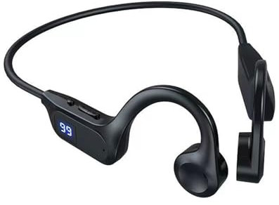 Auriculares Conduccion Osea Open Ear Auriculares Oseos Bluetooth 5.1,Inalambricos s y Resistentes al Sudor,con 8 Horas De Duración De La Batería,Impermeable Deportivos para Ciclismo Correr Fitness