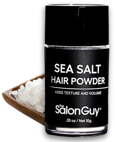 THESALONGUY Sea Salt Hair Texture Powder for Men & Women – Volumizing, Texurizing & Styling Hair Powder for Instant Lift – Lightweight, Flexible Hold, Matte Finish