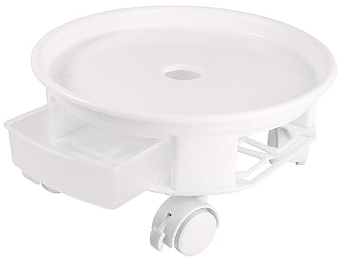 Toddmomy 1pezzi Vassoio per Vasi da Fiori Mobile Ruote Base per Vasi da Piante in Plastica Tipo Cassetto Vassoio Resistente allo Sporco Facile da Pulire
