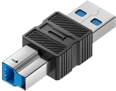 FANSHINUO Adaptateur d'imprimante USB 3.0 USB B mâle vers femelle de type C adaptateur convertisseur d'extension pour scanner convertisseur USB A vers B portable