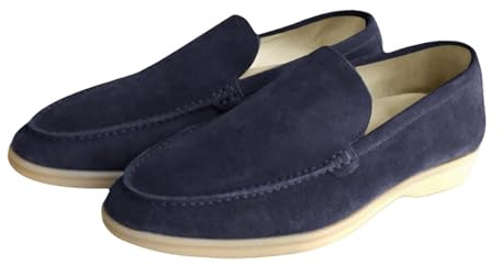 Loafer Herr sommar slip-on skor mjuk mockasin stil casual platta lätta bekväma promenadskor klassiska löparskor för daglig pendling, kontor och helg bär mjuka slip-on skor