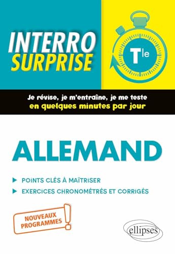 Allemand Tle: Points clés à maîtriser, exercices chronométrés et corrigés